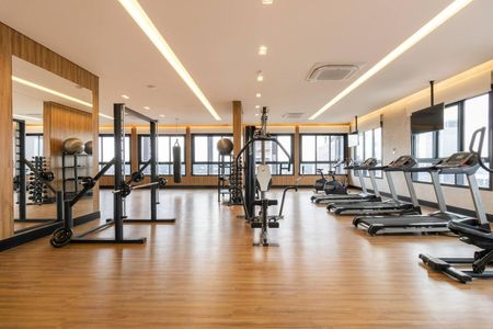 Apartamento à venda com 27m², 1 quarto e sem vaga Apartamento à venda com 27m², 1 quarto e sem vagaAcademia