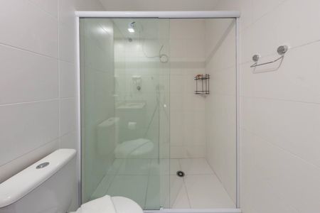 Banheiro de apartamento à venda com 1 quarto, 27m² em Vila Olímpia, São Paulo