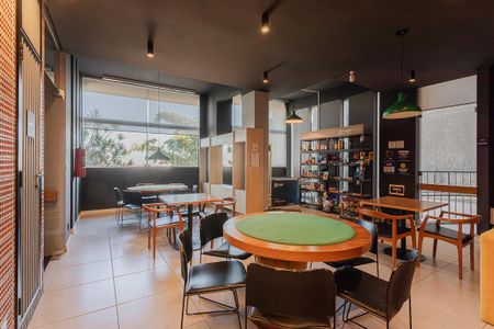Apartamento para alugar com 35m², 1 quarto e 1 vaga Apartamento para alugar com 35m², 1 quarto e 1 vagaSalão de jogos