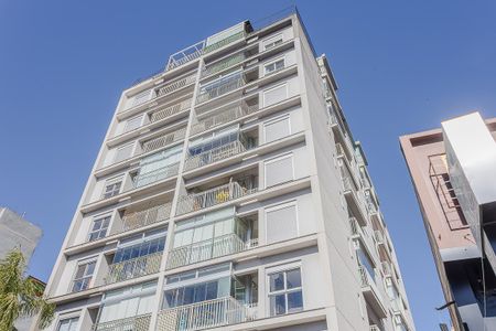 Apartamento para alugar com 35m², 1 quarto e 1 vaga Apartamento para alugar com 35m², 1 quarto e 1 vagaFachada