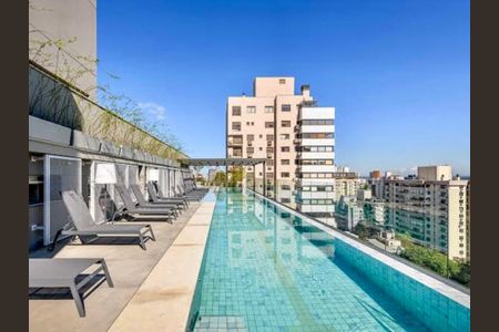 Área comum de kitnet/studio para alugar com 1 quarto, 46m² em Auxiliadora, Porto Alegre