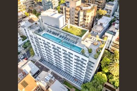 Área comum de kitnet/studio para alugar com 1 quarto, 46m² em Auxiliadora, Porto Alegre