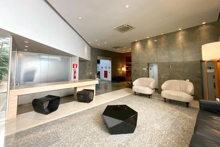 Área comum de apartamento à venda com 1 quarto, 39m² em Funcionários, Belo Horizonte