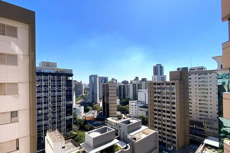 Varanda da Sala de apartamento à venda com 1 quarto, 39m² em Funcionários, Belo Horizonte
