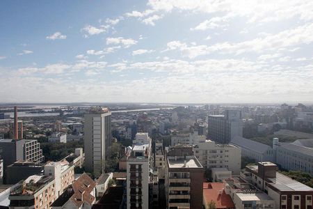Área Comum - Terraço / Churrasqueira Vista de apartamento para alugar com 3 quartos, 134m² em Independência, Porto Alegre