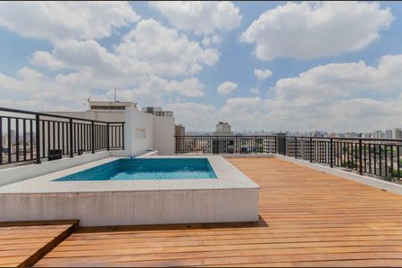 Área comum - Piscina de kitnet/studio para alugar com 1 quarto, 28m² em Liberdade, São Paulo