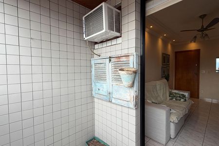Varanda da Sala de apartamento para alugar com 1 quarto, 60m² em Embaré, Santos