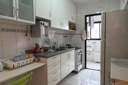 Cozinha e Área de Serviço de apartamento para alugar com 1 quarto, 60m² em Embaré, Santos