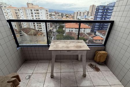 Varanda da Sala de apartamento para alugar com 1 quarto, 60m² em Embaré, Santos