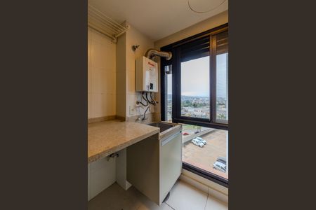Área de Serviço de apartamento para alugar com 3 quartos, 100m² em Cristal, Porto Alegre