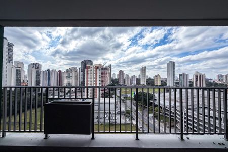 Varanda de kitnet/studio à venda com 1 quarto, 45m² em Jardim Analia Franco, São Paulo