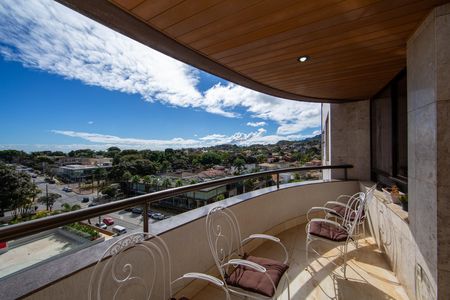 VARANDA de apartamento à venda com 4 quartos, 406m² em Belvedere, Belo Horizonte