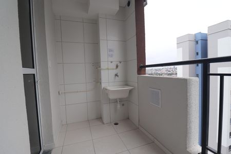 Área de Serviço de apartamento à venda com 2 quartos, 42m² em Jardim, Santo André