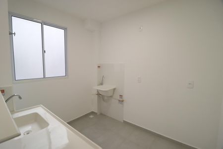 Cozinha de apartamento para alugar com 2 quartos, 42m² em Jardim Patricia, Uberlândia
