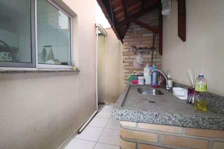 Espaço Gourmet de casa à venda com 3 quartos, 148m² em Vila Santa Teresa, Santo André