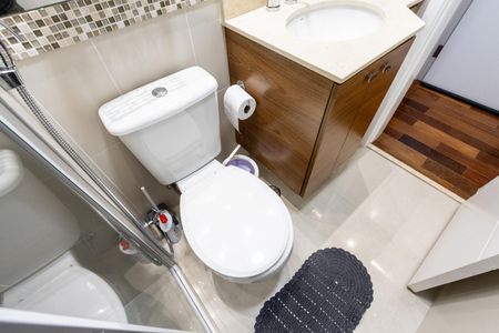 Banheiro do Corredor de apartamento à venda com 2 quartos, 79m² em Vila Leopoldina, São Paulo