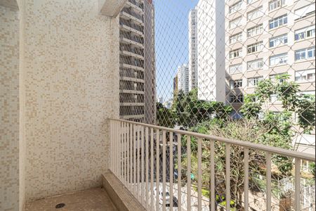 Varanda da Sala de apartamento para alugar com 1 quarto, 81m² em Liberdade, São Paulo