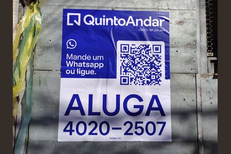 Placa do QuintoAndar código MURN-118 de casa para alugar com 1 quarto, 42m² em Jardim Paulo Vi, São Paulo