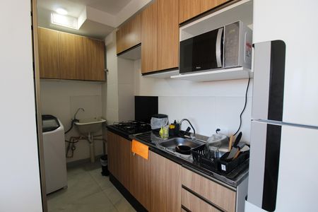Cozinha de apartamento à venda com 2 quartos, 31m² em Jardim Gilda Maria, São Paulo
