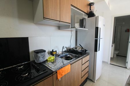 Cozinha de apartamento à venda com 2 quartos, 31m² em Jardim Gilda Maria, São Paulo
