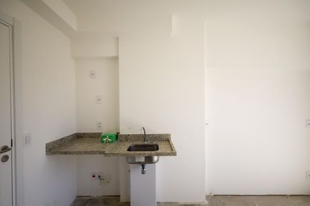 Cozinha de kitnet/studio à venda com 1 quarto, 19m² em Santo Amaro, São Paulo