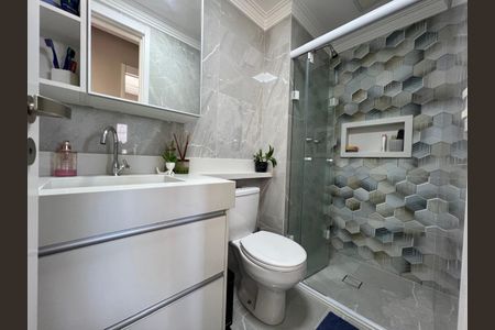 Banheiro de apartamento à venda com 2 quartos, 60m² em Parque da Vila Prudente, São Paulo