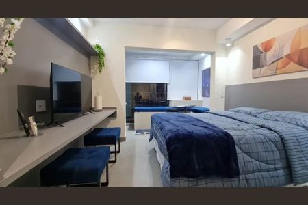Foto 02 de apartamento à venda com 1 quarto, 22m² em Santo Amaro, São Paulo