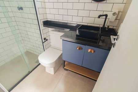 Banheiro da Suíte de apartamento para alugar com 1 quarto, 31m² em Ipiranga, São Paulo