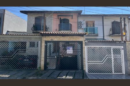 Fachada+Placa  de casa à venda com 2 quartos, 90m² em Cidade Líder, São Paulo
