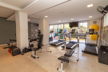 Apartamento à venda com 74m², 2 quartos e 2 vagas Apartamento à venda com 74m², 2 quartos e 2 vagasÁrea comum - Academia