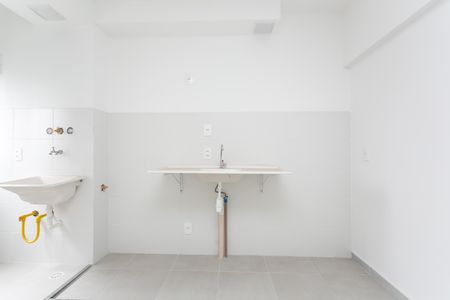 Cozinha de apartamento à venda com 2 quartos, 38m² em Vila Campanela, São Paulo