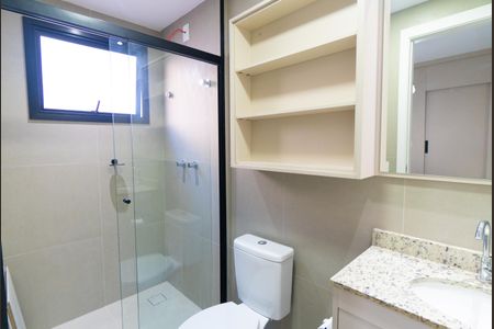 Studio para alugar com 26m², 1 quarto e sem vaga Studio para alugar com 26m², 1 quarto e sem vagaBanheiro da Suíte