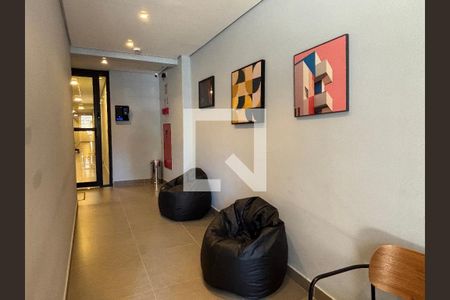 Studio para alugar com 26m², 1 quarto e sem vaga Studio para alugar com 26m², 1 quarto e sem vagaHall social