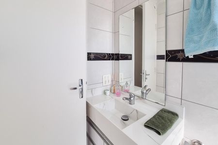 Banheiro Social de apartamento à venda com 2 quartos, 56m² em Vila Planalto, São Bernardo do Campo