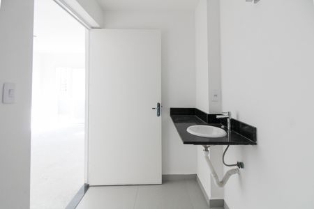 Banheiro de kitnet/studio à venda com 1 quarto, 35m² em Vila Regente Feijó, São Paulo