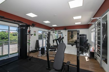 Área Comum - Academia de apartamento para alugar com 2 quartos, 43m² em Jardim das Flores, Hortolândia
