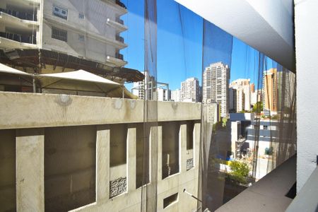 varanda sala de kitnet/studio à venda com 1 quarto, 25m² em Perdizes, São Paulo