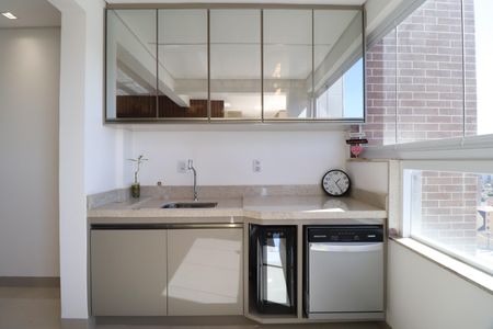 Cozinha de apartamento para alugar com 2 quartos, 70m² em Patrimônio, Uberlândia