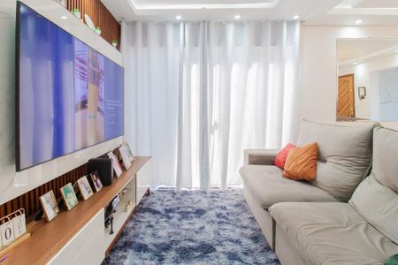 Sala de apartamento para alugar com 2 quartos, 78m² em Jardim Haydee, Mauá