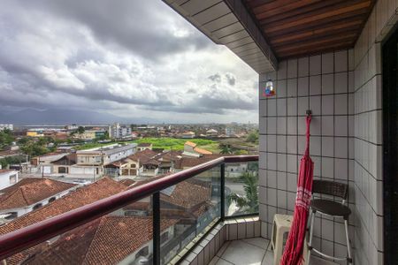 Sacada  de apartamento para alugar com 1 quarto, 62m² em Vila Caiçara, Praia Grande