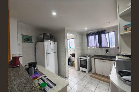 Cozinha  de apartamento para alugar com 1 quarto, 62m² em Vila Caiçara, Praia Grande