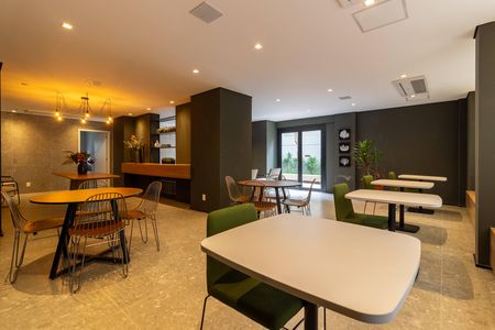 Área comum - Salão de festas de kitnet/studio para alugar com 1 quarto, 24m² em Pinheiros, São Paulo