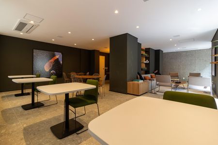 Área comum - Salão de festas de kitnet/studio para alugar com 1 quarto, 24m² em Pinheiros, São Paulo