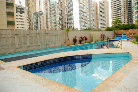 Área comum - Piscina de apartamento à venda com 1 quarto, 59m² em Jardim Goiás, Goiânia