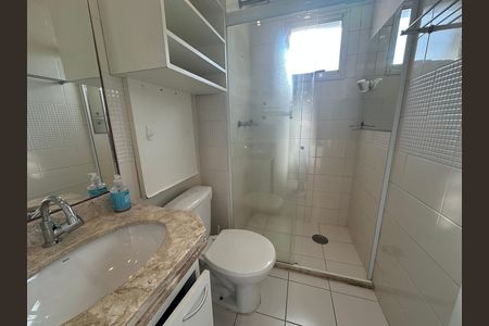 Banheiro da Suíte de apartamento para alugar com 2 quartos, 72m² em Tamboré, Barueri