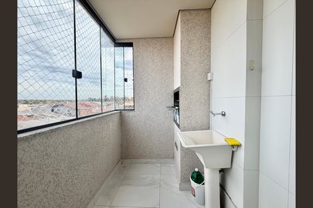 Área de Serviço com churrasqueira de apartamento para alugar com 3 quartos, 55m² em Parque da Fonte, São José dos Pinhais