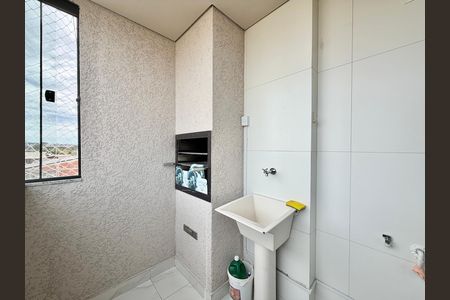 Área de Serviço com churrasqueira de apartamento para alugar com 3 quartos, 55m² em Parque da Fonte, São José dos Pinhais