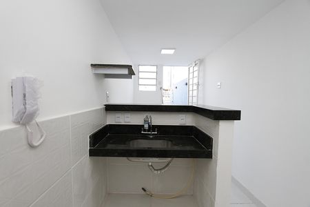 Cozinha de kitnet/studio para alugar com 1 quarto, 30m² em Sagrada Família, Belo Horizonte