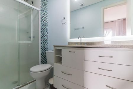 Apartamento para alugar com 58m², 2 quartos e 1 vaga Apartamento para alugar com 58m², 2 quartos e 1 vagaBanheiro da Suíte