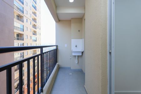 Varanda da Sala de apartamento à venda com 2 quartos, 43m² em Jardim Tres Irmaos, Taboão da Serra